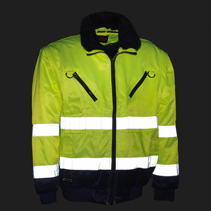 Jacheta de iarna reflectorizanta pilot 3 in 1 Rock Safety DISCOVER,  45% poliester, 55% bumbac, 290 gr/mp [4]