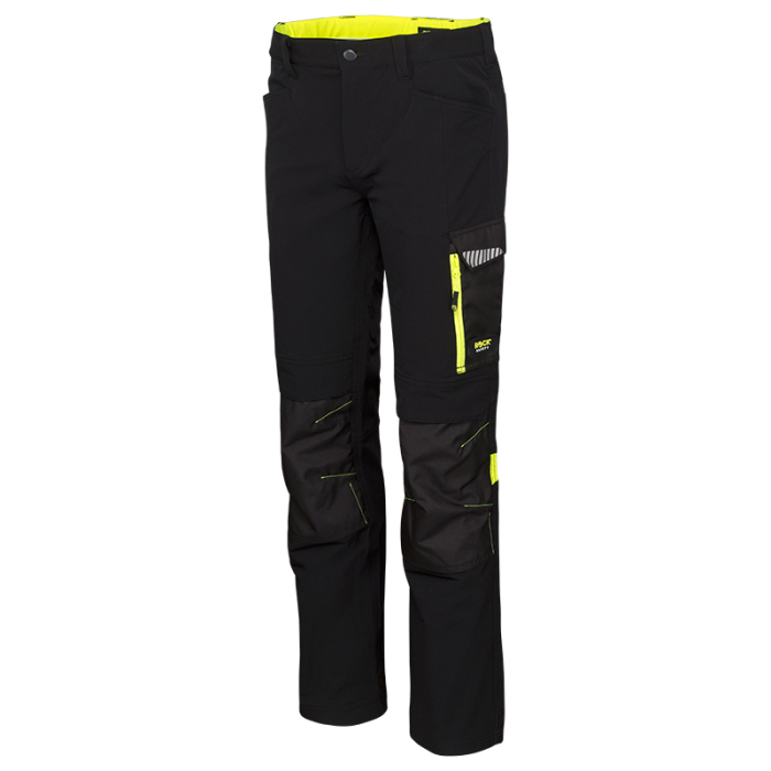 Pantaloni de lucru in talie 4 Way Stretch Rock Safety FLEXIMOVE-TR-B, 90% nailon, 10% elastan, 250 gr/mp [3]