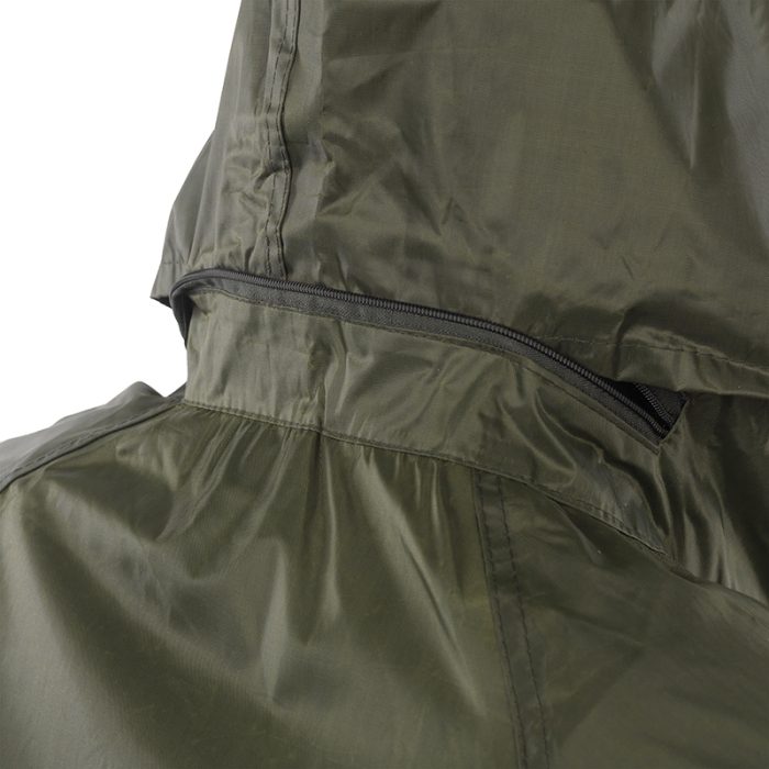 Pelerina de ploaie FLOOD, PVC, cu gluga ascunsa si  ventilatie pe spate, 120cm [5]