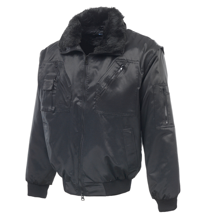 Jacheta vatuita de iarna Rock Safety INUIT, 55% bumbac, 45% PES hidrofug, captuseala detasabila [3]