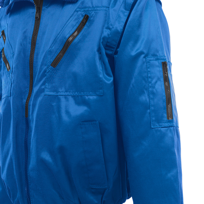 Jacheta vatuita de iarna Rock Safety INUIT, 55% bumbac, 45% PES hidrofug, captuseala detasabila [9]