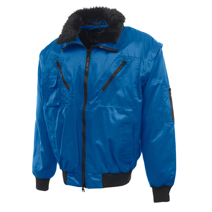 Jacheta vatuita de iarna Rock Safety INUIT, 55% bumbac, 45% PES hidrofug, captuseala detasabila [3]