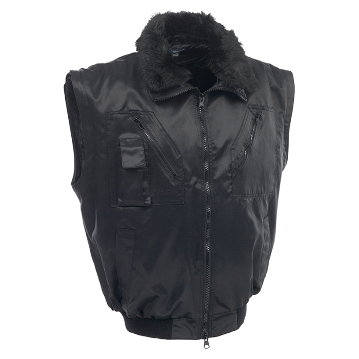 Jacheta vatuita de iarna Rock Safety INUIT, 55% bumbac, 45% PES hidrofug, captuseala detasabila [5]