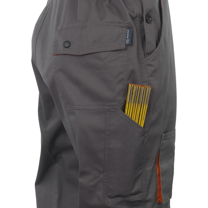Pantaloni salopeta cu pieptar Rock Safety RMN, 65% poliester, 35% bumbac, 245 gr/mp [9]