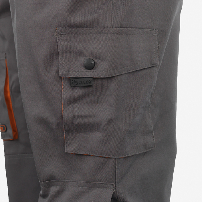 Pantaloni salopeta cu pieptar Rock Safety RMN, 65% poliester, 35% bumbac, 245 gr/mp [7]