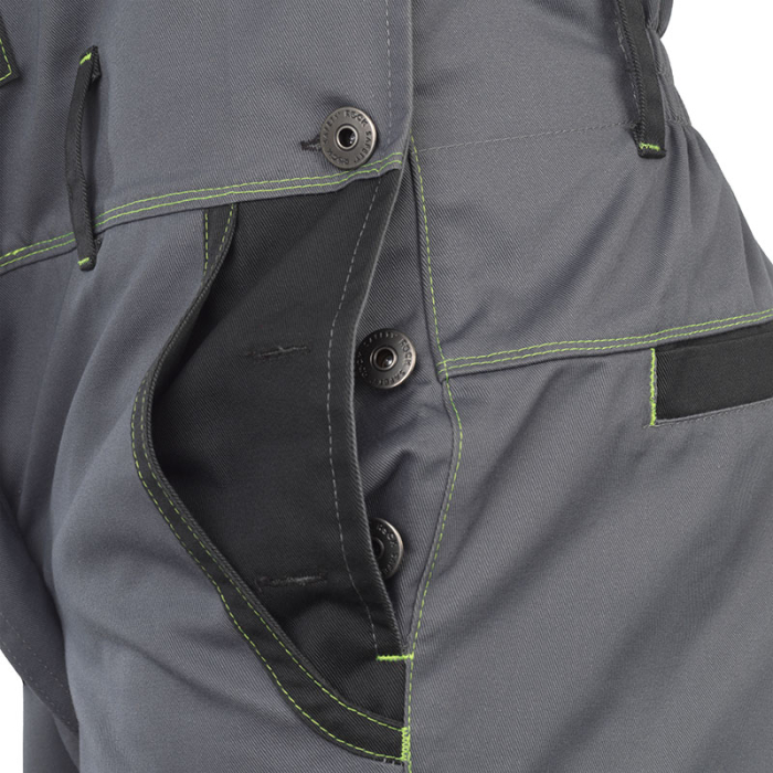 Pantaloni salopeta cu pieptar Rock Safety SHELTER-BP, 65% poliester, 35% bumbac, 250 gr/mp [8]