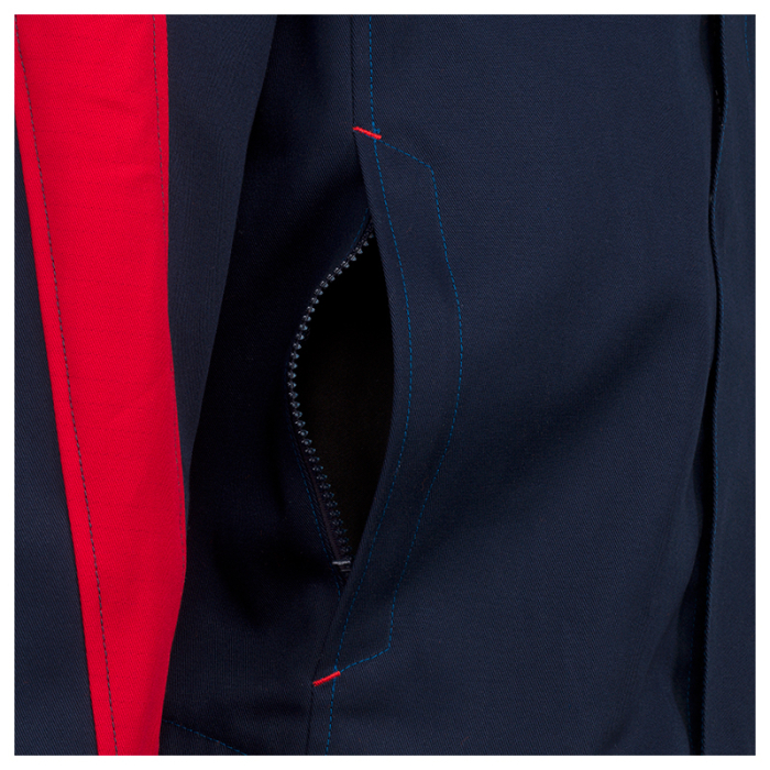 Jacheta de lucru multifunctionala Rock Safety SPARKING-JT-NR, 80% bumbac, 19% poliester, 1% fibra antistatica [9]