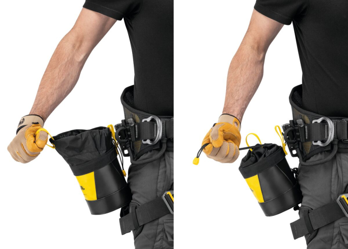 Sac scule Petzl TOOLBAG 1,5L S047Ba00, compatibil cu INTERFAST si carabiniera DJINN, prindere pe ham [3]