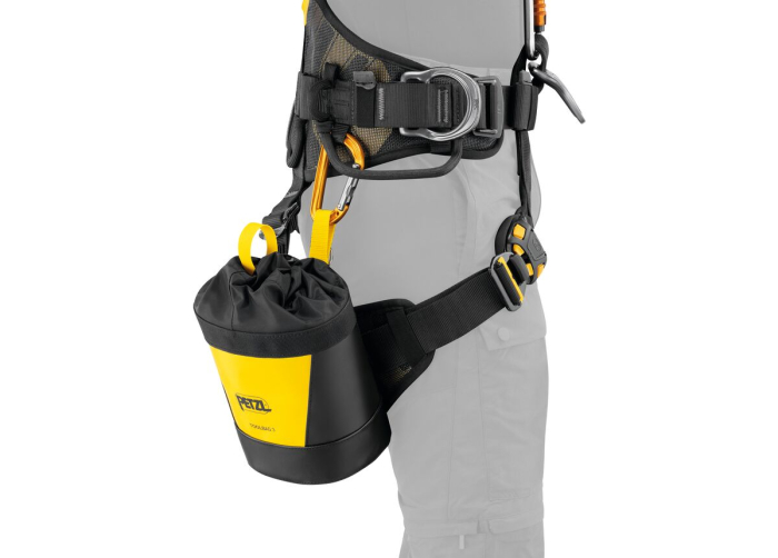Sac scule Petzl TOOLBAG 3L S047Ba01, compatibil cu INTERFAST si carabiniera WALL, prindere pe ham [3]