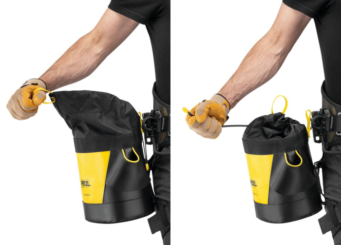 Sac scule Petzl TOOLBAG 6L S047Ba02, compatibil cu INTERFAST si carabiniera DJINN, prindere pe ham [4]