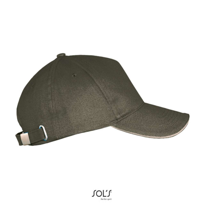Sapca diverse culori Sol's LONG BEACH, 5 paneluri, 260 g/mp [3]