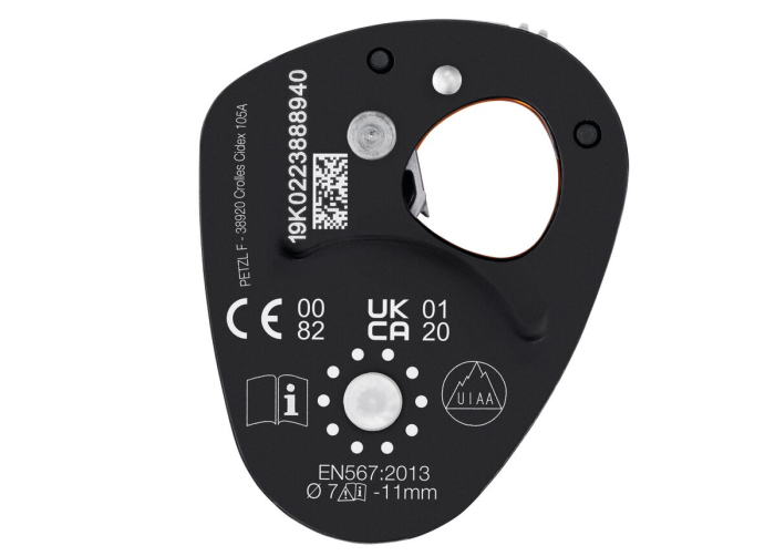 Scripete cu blocare, cu rulment Petzl MCRO TRACTION P53, eficienta 91%, compatibil cu carabinera AMD si WILLIAM [3]