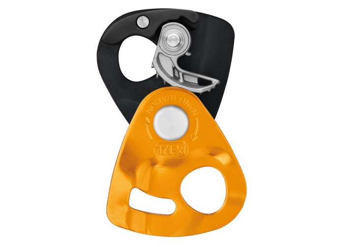 Scripete cu blocare Petzl NANO TRAXION P053Aa00, eficienta 91%, compatibil cu carabinera ROCHA si ATTACHE [2]