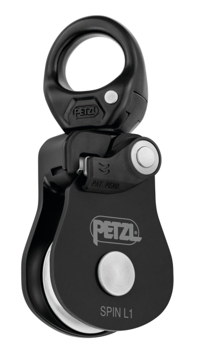 Scripete cu rulment Petzl SPIN L1 P001Ba01, eficienta 95%, cu sistem anti rotatie integrat [1]