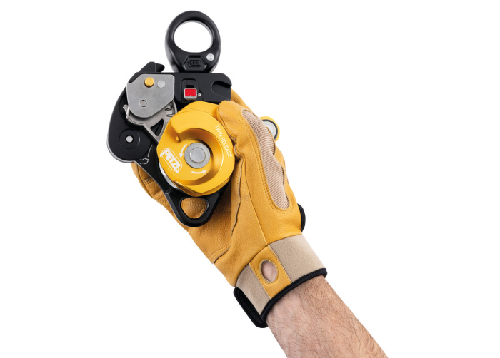 Scripete dublu cu rulment Petzl TWIN REALEASE P001Da00, eficienta95%, cu  blocare si franare pentru operatiuni de salvare [4]