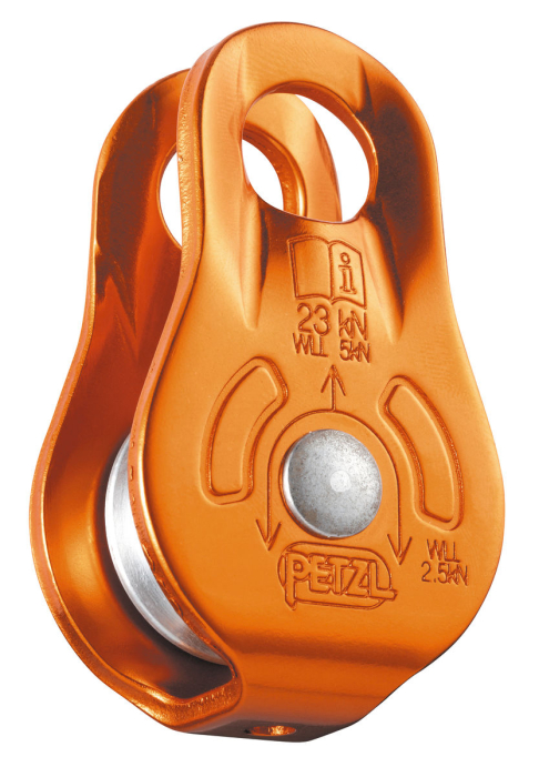 Scripete pe bucsa Petzl FIXE P05So, eficienta 71%, compatibil cu carabiniera OK si WILLIAM [1]