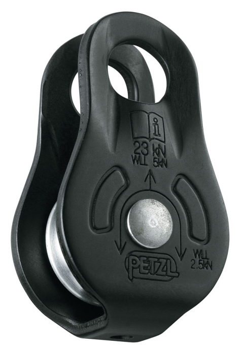 Scripete pe bucsa Petzl FIXE P05So, eficienta 71%, compatibil cu carabiniera OK si WILLIAM [2]