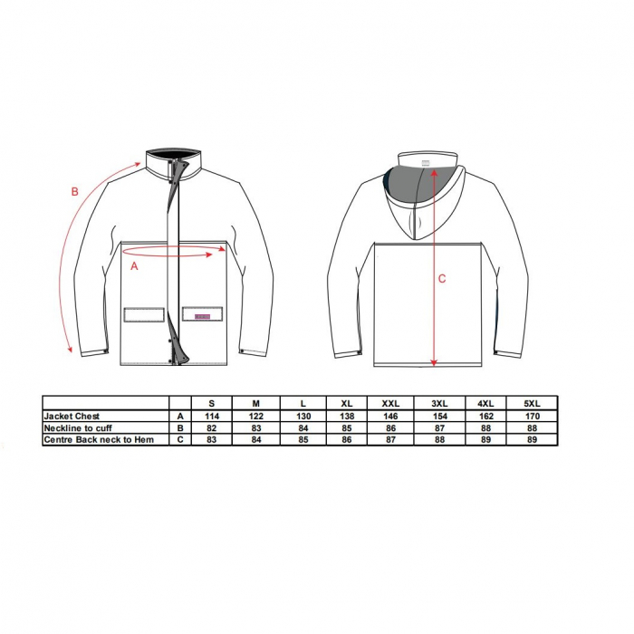 Scurta vatuita de iarna ignifuga Portwest SEALTEX FLAME FR46, 100% poliester, 240g [2]