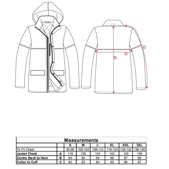 Scurta vatuita de iarna Portwest CORPORATE TRAFFIC S437, 100% poliester, 190g [2]