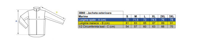 Jacheta vatuita de iarna Renania BERING, 100% poliester [2]