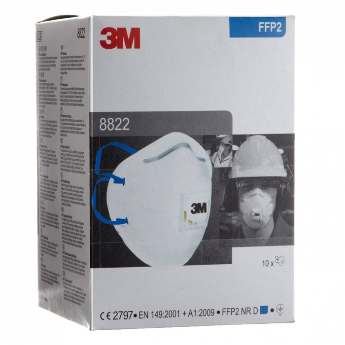 Semimasca cu supapa FFP2 3M 8822 [3]