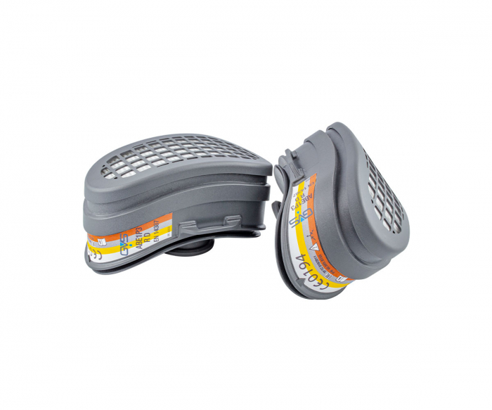 Semimasca de protectie Gvs ELIPSE cu filtre ABE1P3 RD incluse, vapori organici, anorganici si chimici, schimbabile [2]