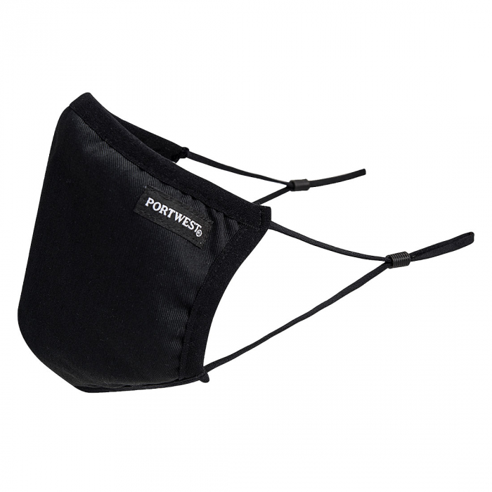 Semimasca faciala din tesatura anti-microbiana cu 3 straturi Portwest CV33 [2]