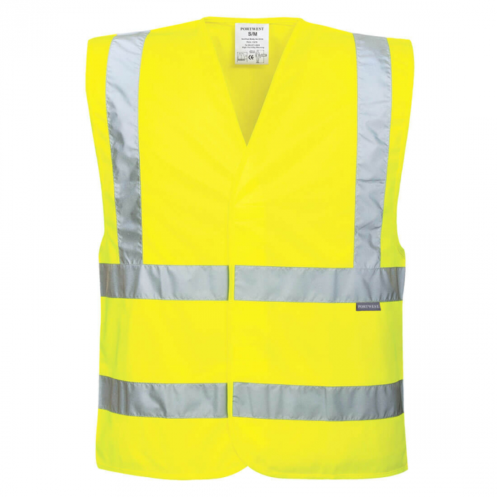 Set 10 buc x Vesta reflectorizanta Portwest EC76, 100% poliester, 124 gr/mp [1]