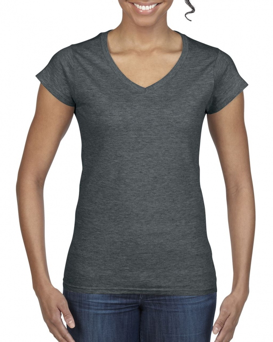 Tricou clasic dama Gildan GIL64V00 SOFTSTYLE, 100% bumbac, 153 gr/mp [1]