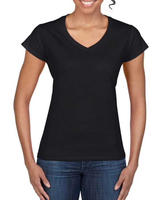 Tricou clasic dama Gildan GIL64V00 SOFTSTYLE, 100% bumbac, 153 gr/mp [1]