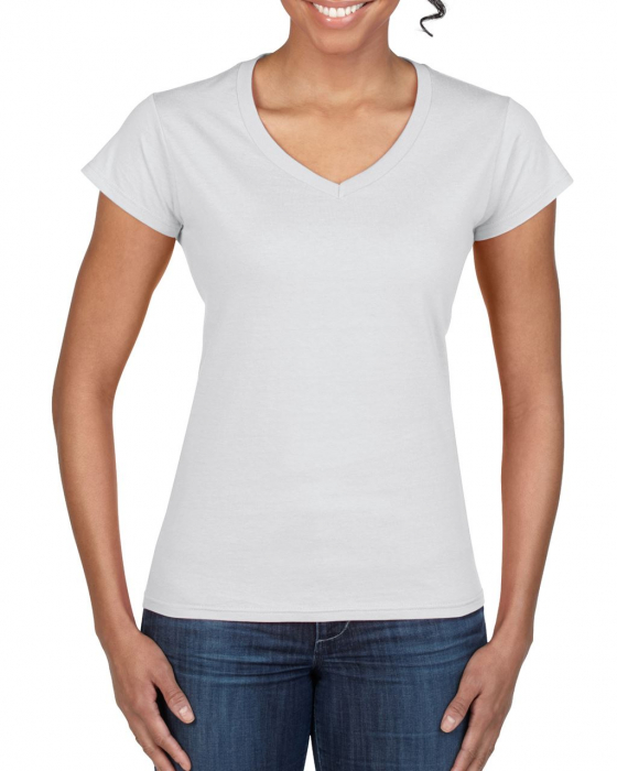 Tricou clasic dama Gildan GIL64V00 SOFTSTYLE, 100% bumbac, 153 gr/mp [1]