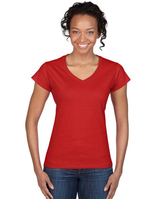 Tricou clasic dama Gildan GIL64V00 SOFTSTYLE, 100% bumbac, 153 gr/mp [1]