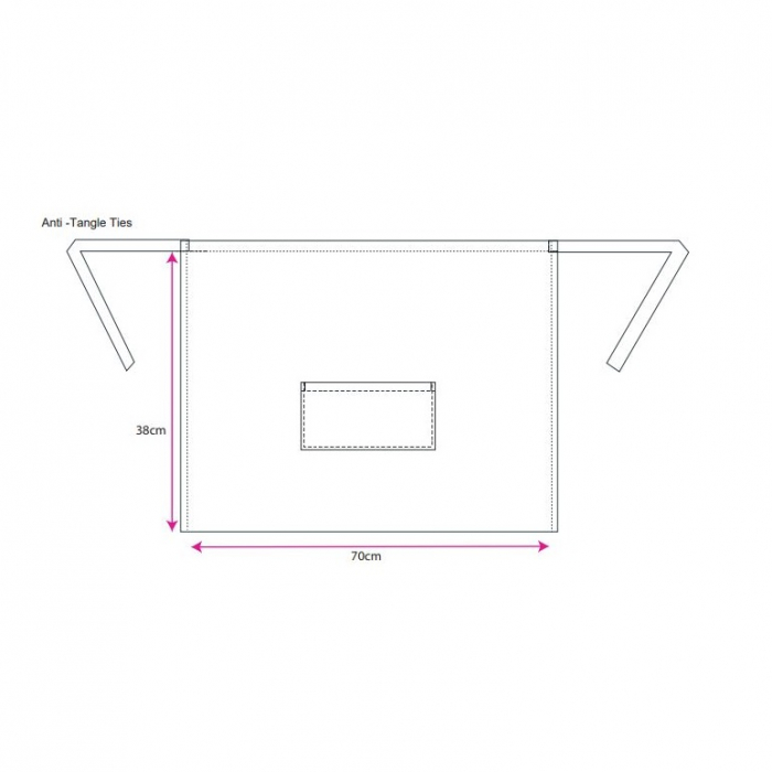 Sort in talie Portwest BAR S845,  65% poliester, 35% bumbac, 190g [2]