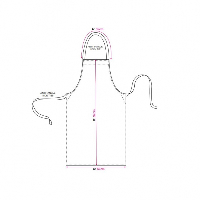 Sort de lucru Portwest 2207, pentru industria alimentara,  70% PVC, 30% poliester, 880g [2]