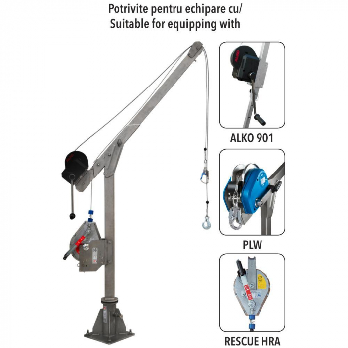 Suport fix pentru perete Vertiqual WALL SLEEVE, de tip WH [2]