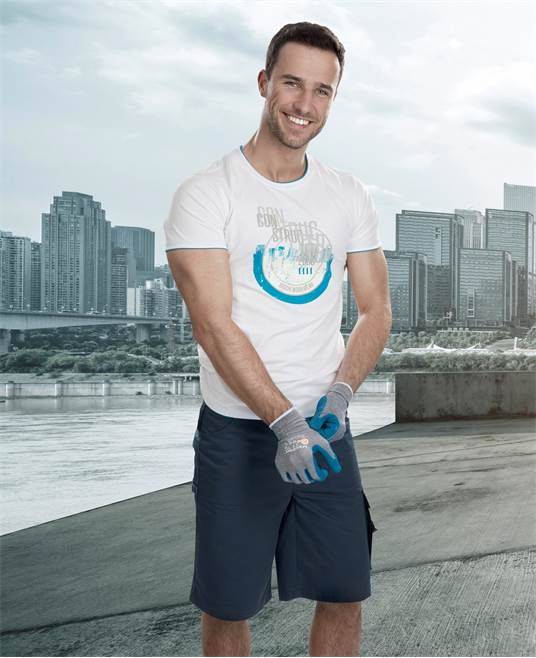 Tricou clasic Ardon CONSTRUCT, 95% bumbac - 5% elastan, 180 gr/mp [2]