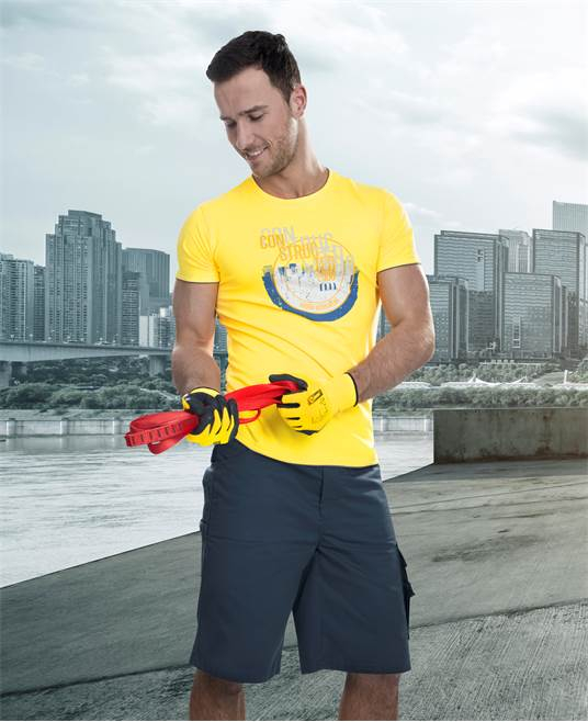 Tricou clasic Ardon CONSTRUCT, 95% bumbac - 5% elastan, 180 gr/mp [2]