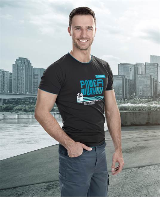 Tricou clasic Ardon POWERWORK, 95% bumbac - 5% elastan, 180 gr/mp [2]