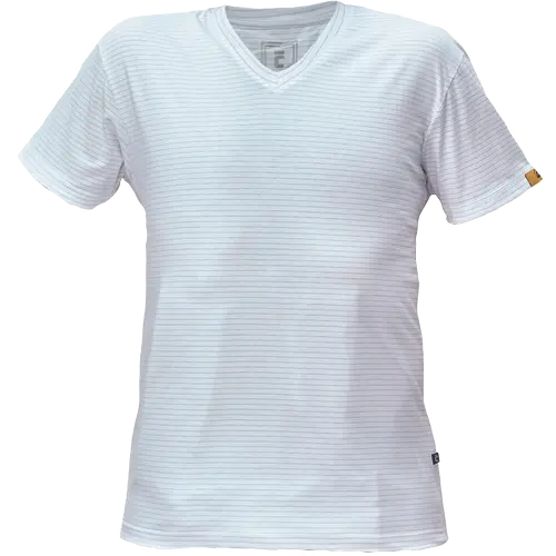 Tricou clasic Cerva NOYO ESD V, 96% bumbac, 4% fibra antistatica, 170 gr/mp [4]