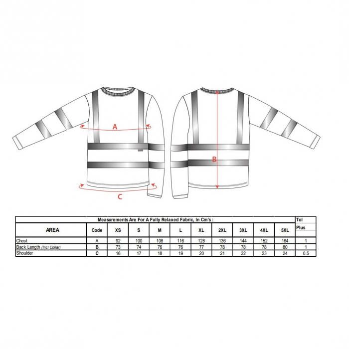 Tricou clasic cu maneca lunga HIVIS S278, 55% bumbac, 45% poliester, 175 gr/mp [2]