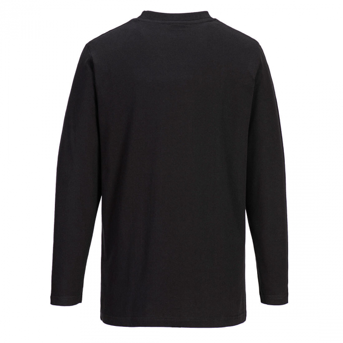 Tricou clasic cu maneca lunga Portwest B196, 100% bumbac, 195 gr/mp [2]