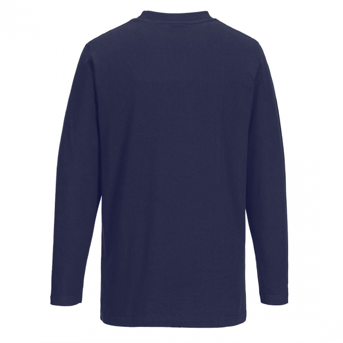 Tricou clasic cu maneca lunga Portwest B196, 100% bumbac, 195 gr/mp [2]