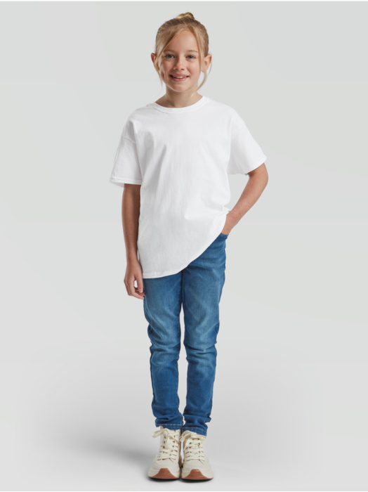 Tricou clasic cu maneca scurta pentru copii Fruit of the Loom KIDS VALUEWEIGHT T, 100% bumbac, 165 gr/mp [11]