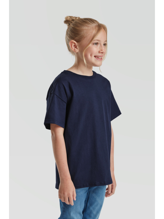 Tricou clasic cu maneca scurta pentru copii Fruit of the Loom KIDS VALUEWEIGHT T, 100% bumbac, 165 gr/mp [3]