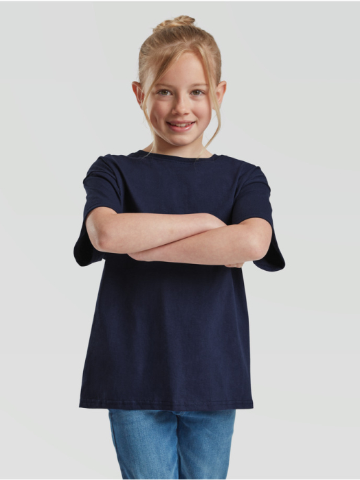 Tricou clasic cu maneca scurta pentru copii Fruit of the Loom KIDS VALUEWEIGHT T, 100% bumbac, 165 gr/mp [5]