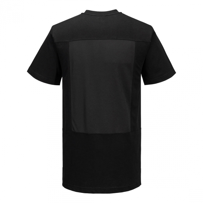 Tricou clasic cu maneca scurta Portwest C195 CHEF MeshAir, 100% bumbac, 195 gr/mp [2]