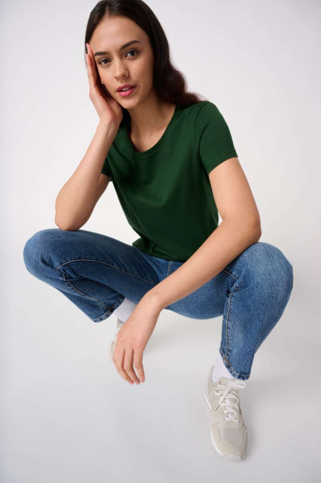 Tricou clasic dama iDeal Basic IDEAL190 LADIES, 100% bumbac, 185 g/mp [4]