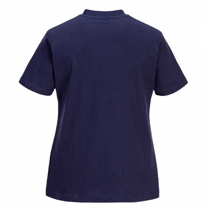Tricou clasic dama Portwest B192, 100% bumbac, 195 gr/mp [2]