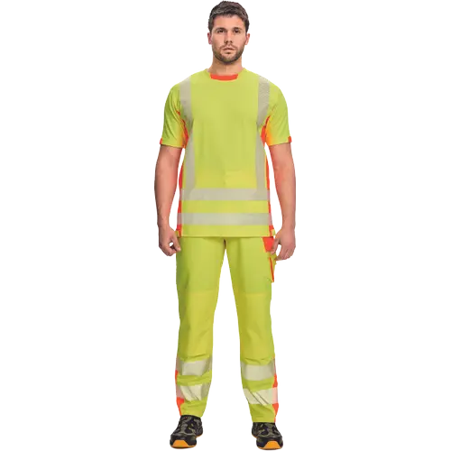 Tricou clasic reflectorizant Cerva LATTON HV, 60% bumbac, 40% poliester, 190 gr/mp [2]