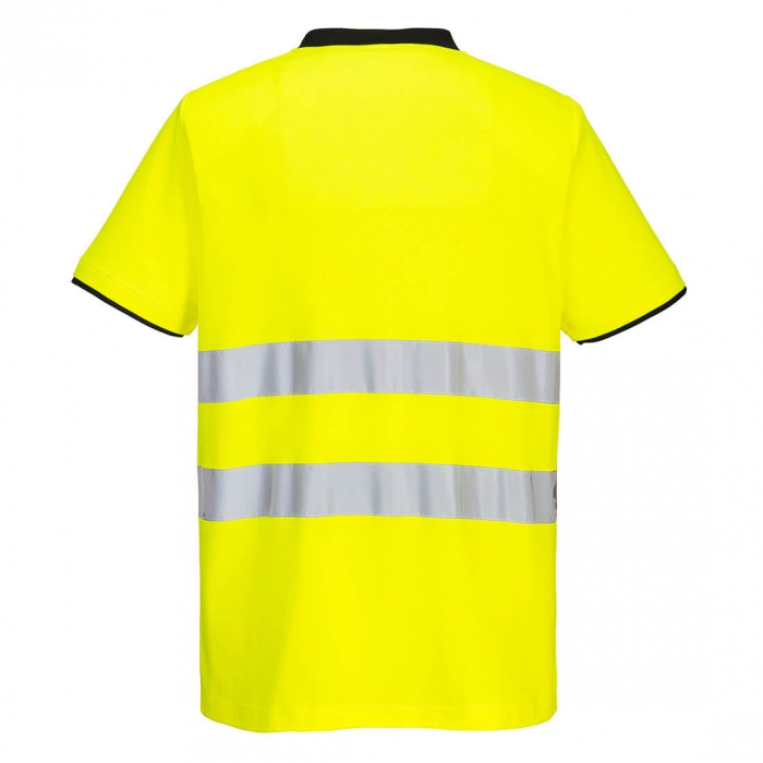 Tricou clasic reflectorizant Portwest PW213, 55% bumbac, 45% poliester, 144 gr/mp [2]